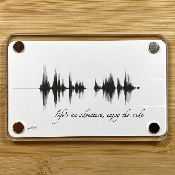 Life's An Adventure, Enjoy The Ride Soundwave Magnet - Picture 2 of 6